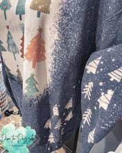 Load image into Gallery viewer, Christmas Tree Bleached Crewneck