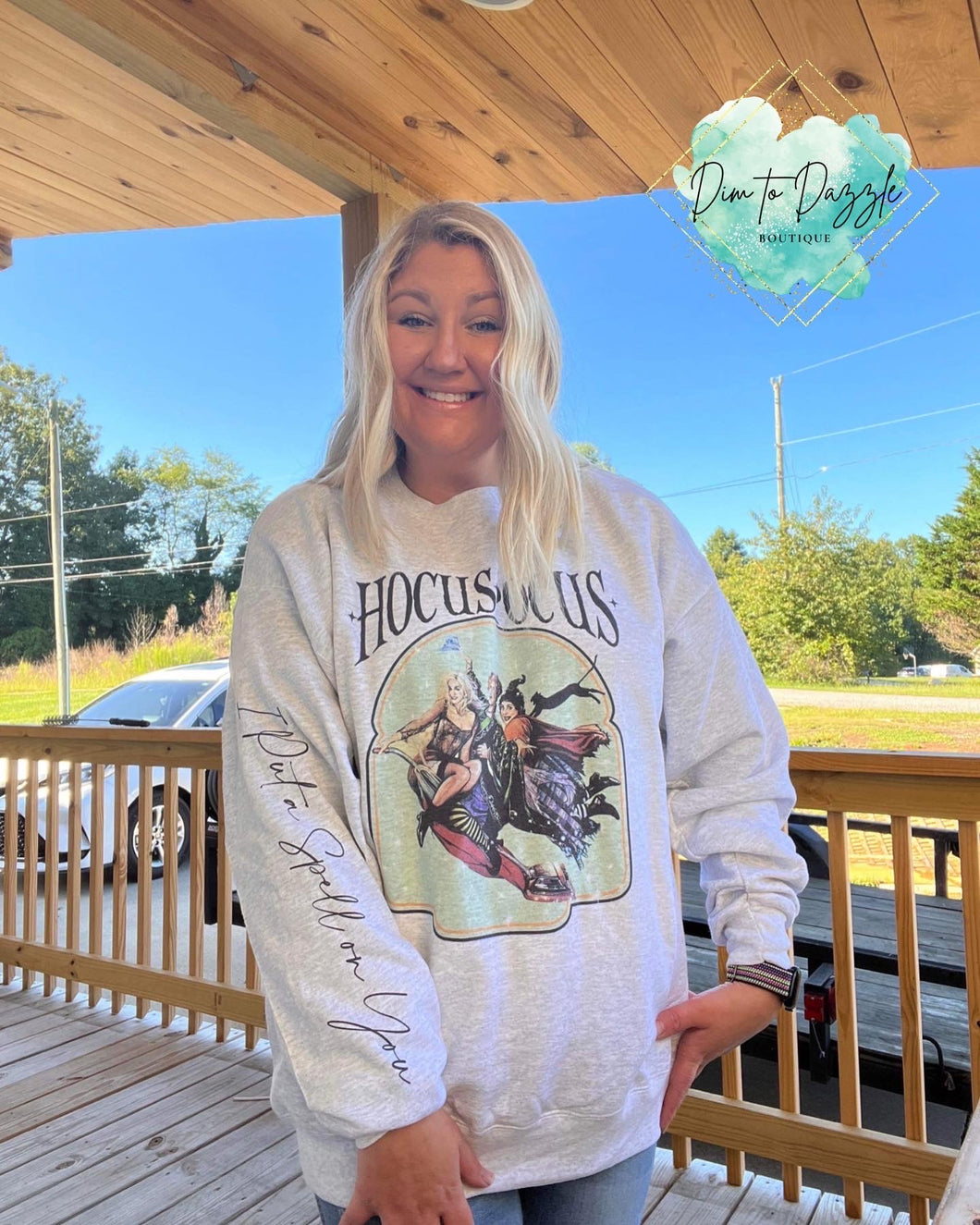 I Put A Spell On you Graphic Crewneck