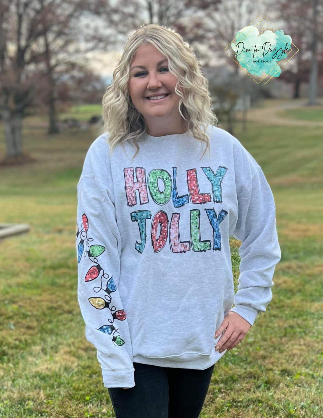 Holly Jolly Graphic Crewneck