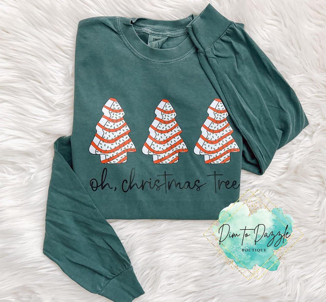 Oh Christmas Tree Long Sleeve Graphic Tee