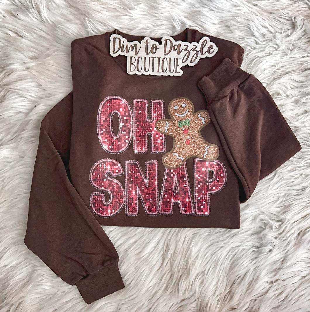 Oh Snap Graphic Crewneck