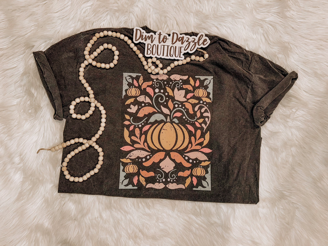 Floral Pumpkin Graphic Tee