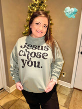 Load image into Gallery viewer, Jesus Chose You Graphic Crewneck

