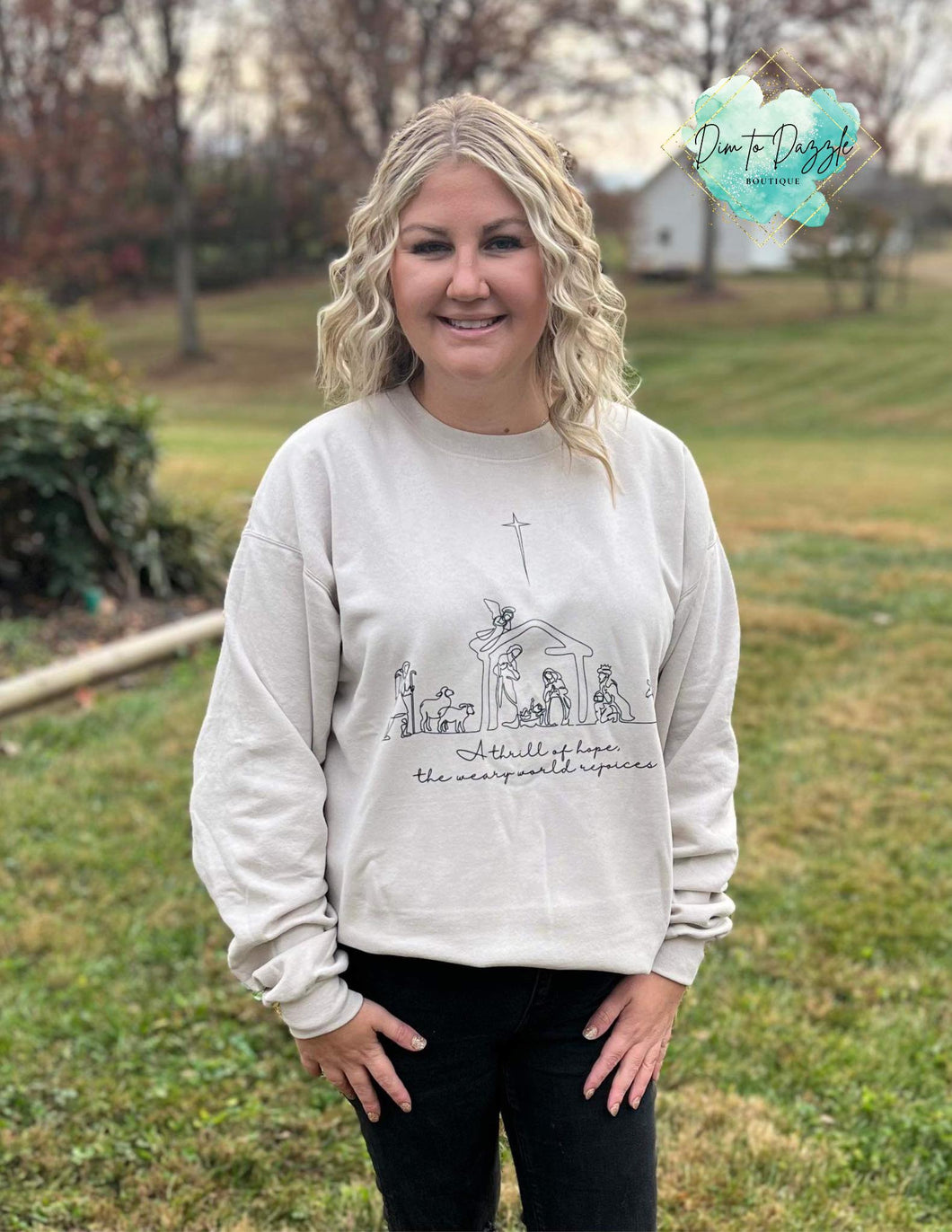 Nativity Scene Graphic Crewneck