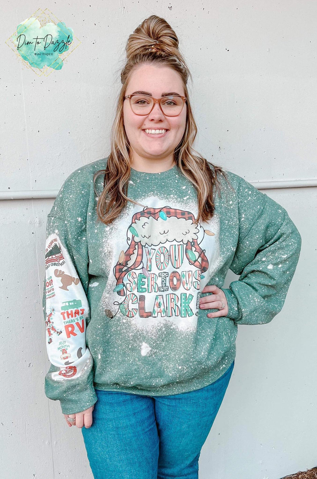 You Serious Clark Graphic Crewneck
