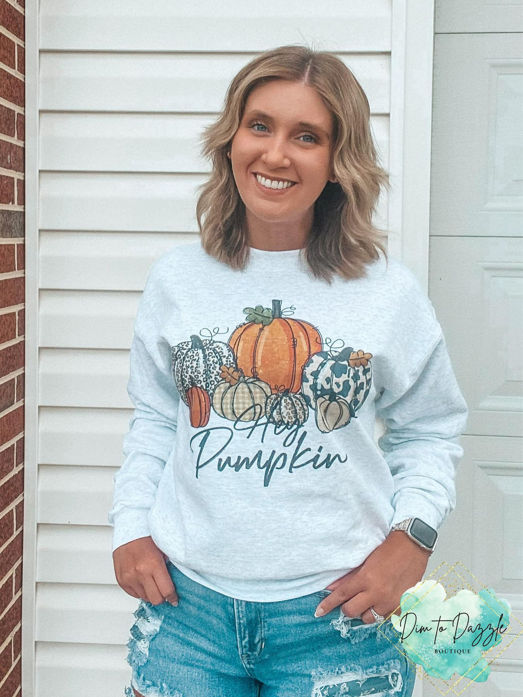 Hey Pumpkin Fall Crewneck