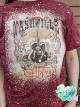 Load image into Gallery viewer, Nashville Bleached Graphic Tee
