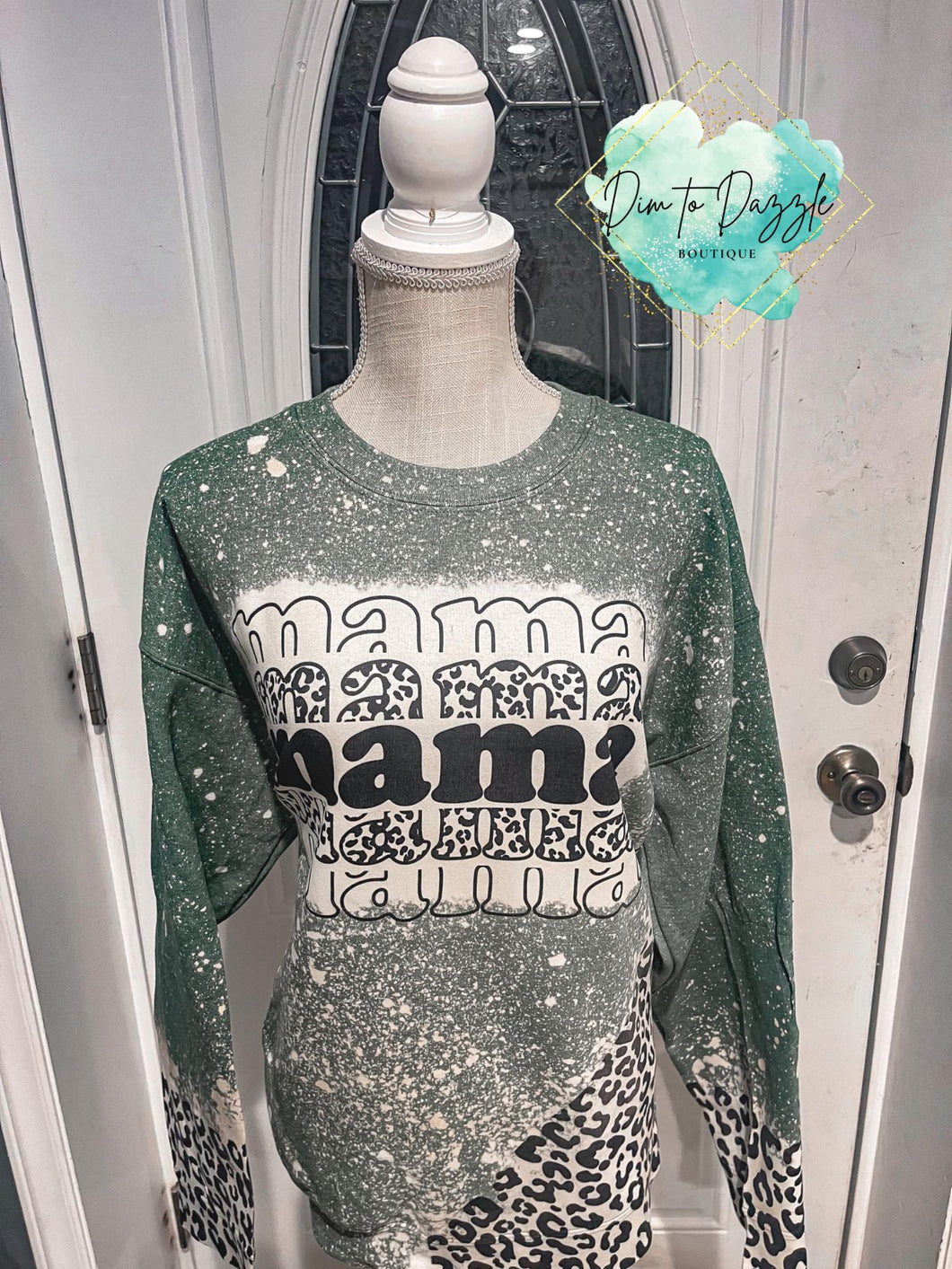 Mama Bleached Graphic Crewneck