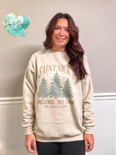 Load image into Gallery viewer, Saint Nicks Christmas Tree Farm Graphic Crewneck
