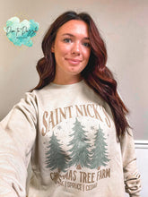 Load image into Gallery viewer, Saint Nicks Christmas Tree Farm Graphic Crewneck
